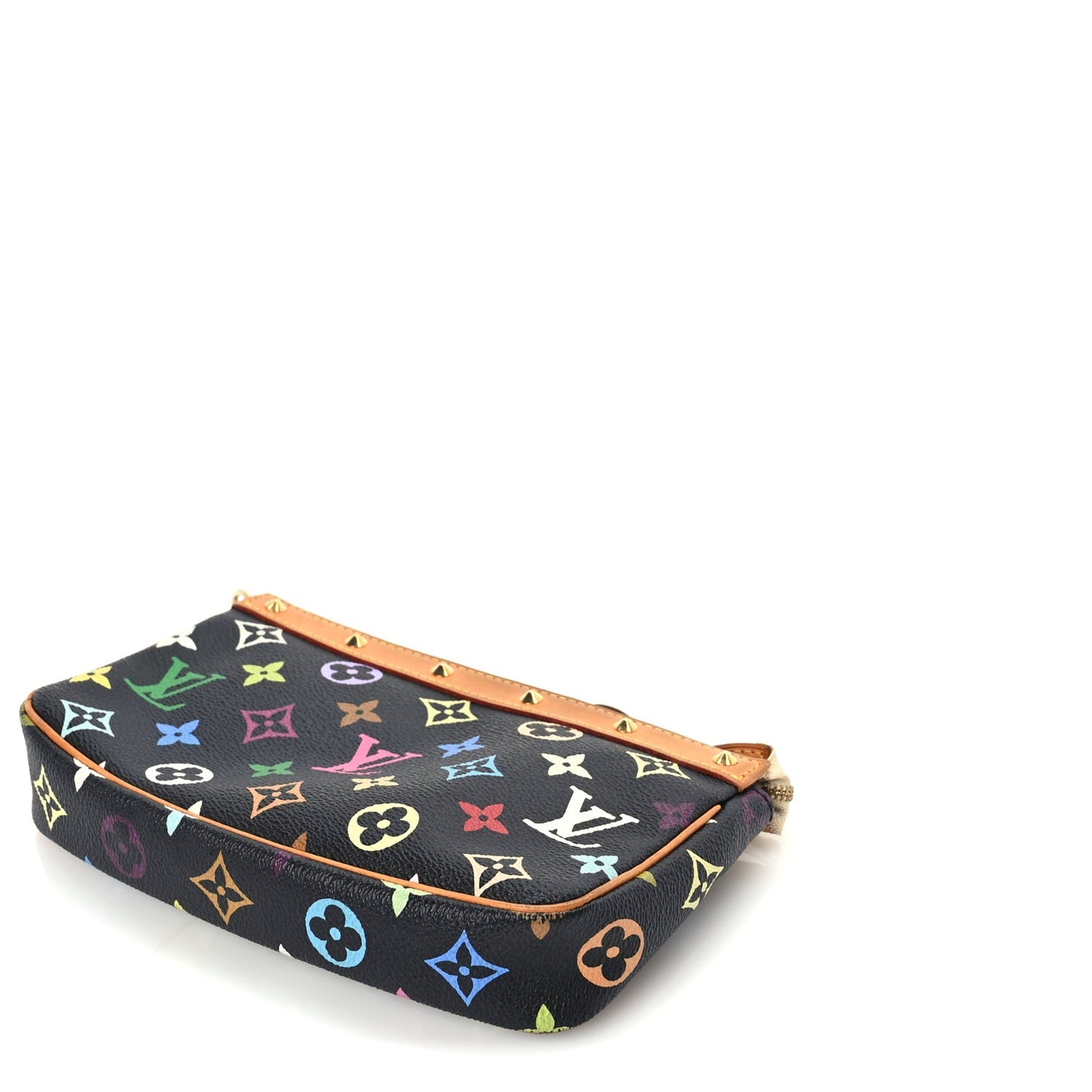 Monogram Multicolor Pochette Accessories  Black