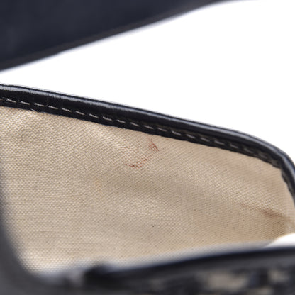 Christian Dior Oblique Flap Bag Navy Blue 7 of 11