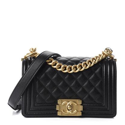 Chanel Caviar Quilted Small Boy Flap Black 1 of 11