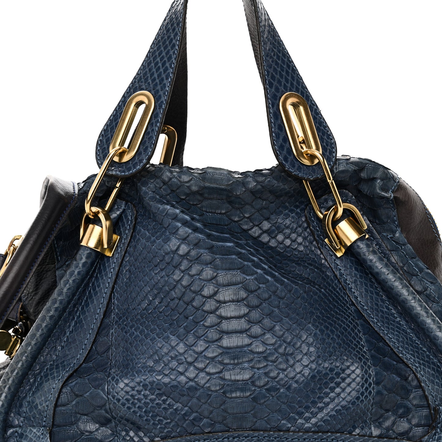 Snakeskin Medium Paraty Navy
