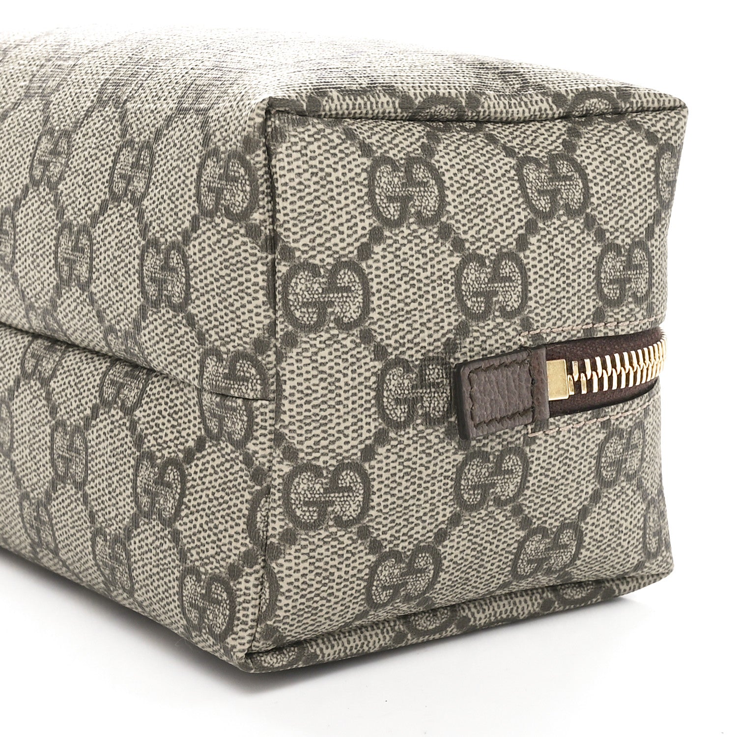 Gucci Soft GG Supreme Monogram Calfskin Medium Ophidia Cosmetic Case Beige Ebony New Acero 10 of 10