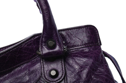 Balenciaga Agneau Classic Hardware Step Violet 11 of 11