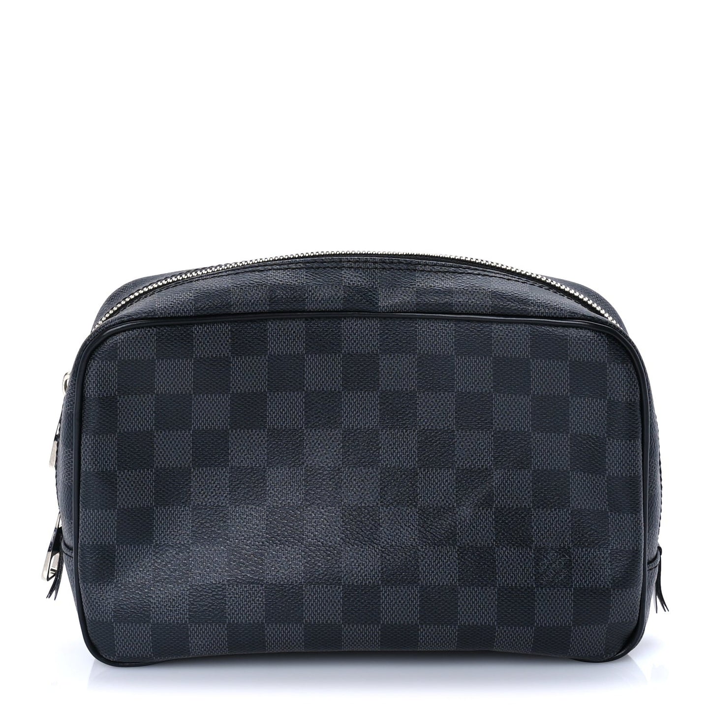 Damier Cobalt Toilet Pouch GM Black