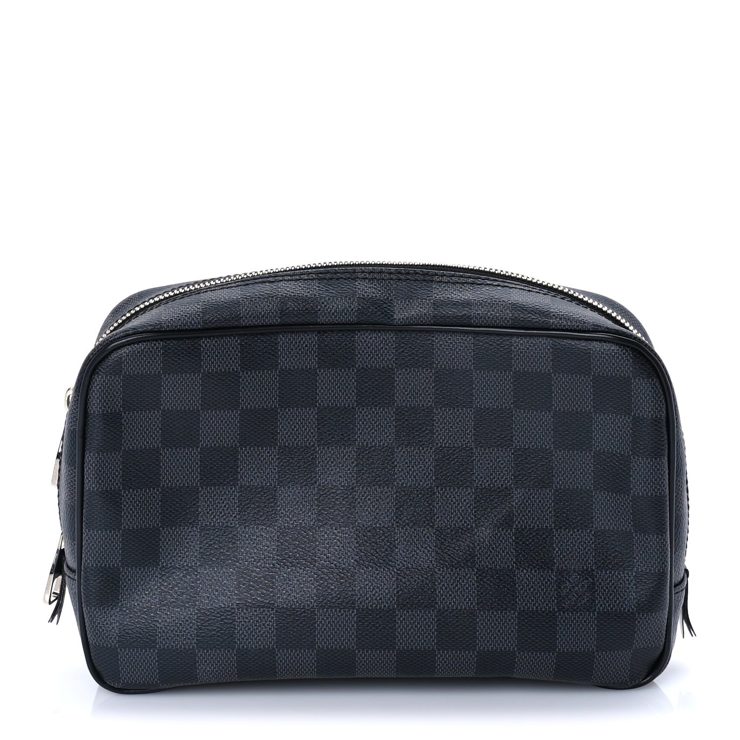 Louis Vuitton Damier Cobalt Toilet Pouch GM Black 1 of 7