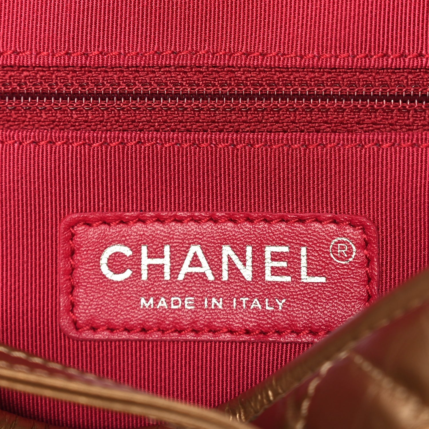 Chanel Metallic Aged Calfskin Quilted Medium Gabrielle Gold 5 of 9