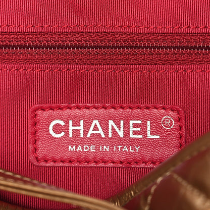 Chanel Metallic Aged Calfskin Quilted Medium Gabrielle Gold 5 of 9