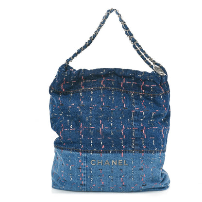 Chanel Denim Sequin 22 Blue 1 of 7