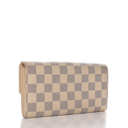 Louis Vuitton Damier Azur Sarah Wallet 3 of 7