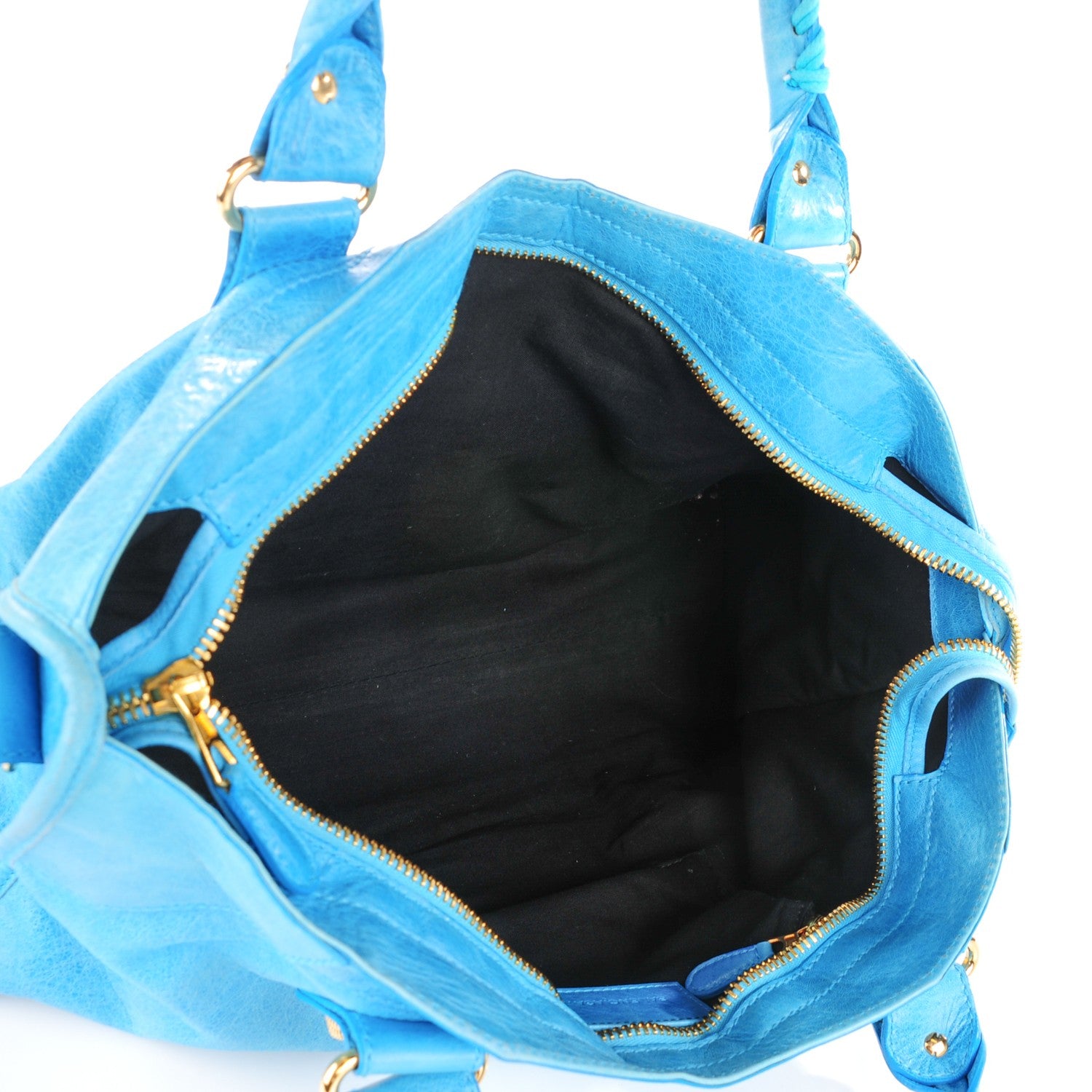 Balenciaga Agneau Giant 21 Gold Hardware Part Time Sky Blue 7 of 9