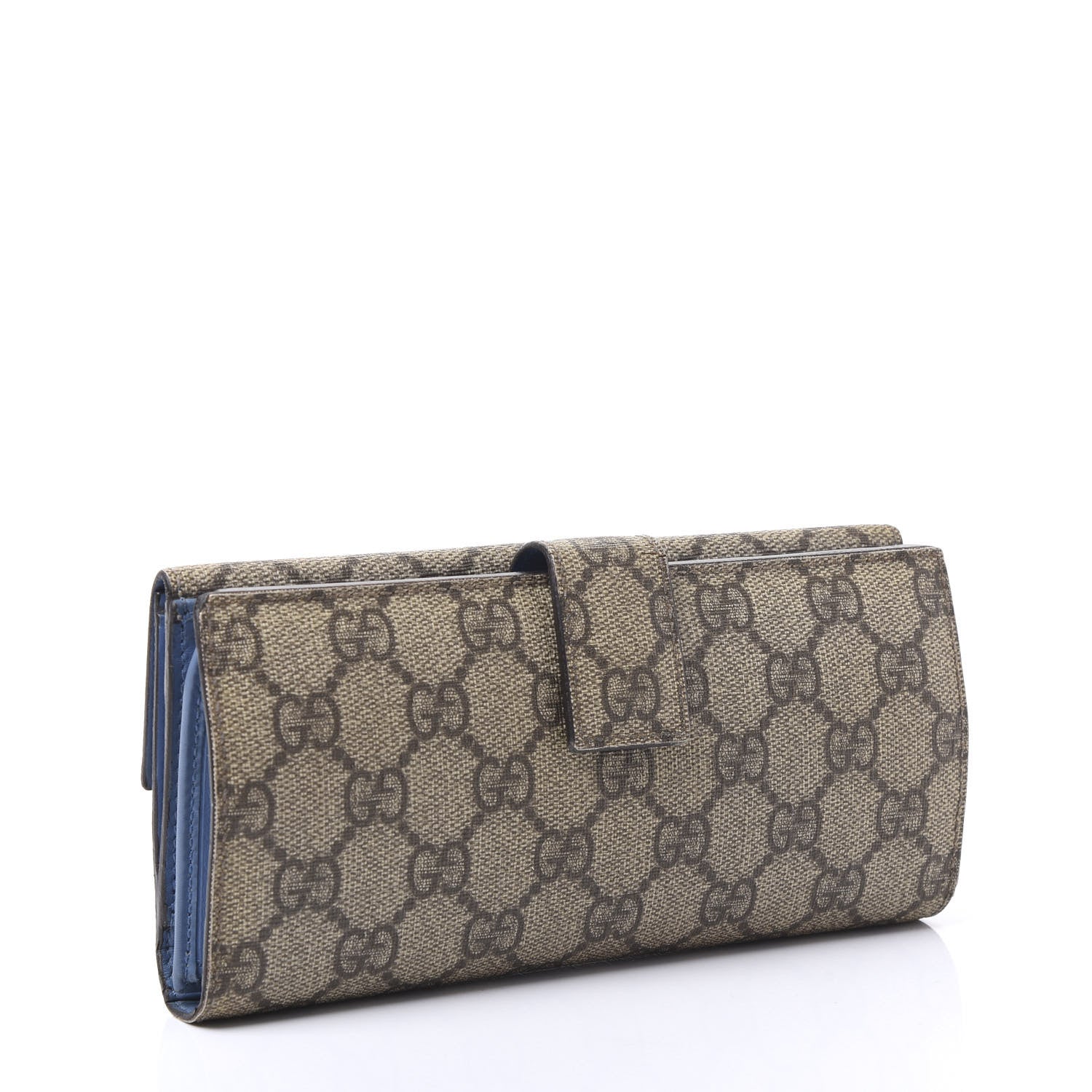 Gucci GG Supreme Monogram Interlocking Continental Flap Wallet 2 of 10