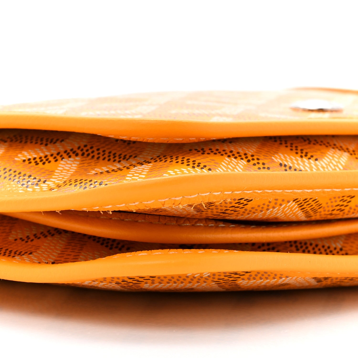 Goyard Goyardine Plumet Wallet Clutch Yellow 9 of 9