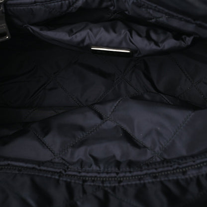 Prada Tessuto Nylon Bomber Dome Satchel  Black 4 of 7