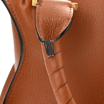 Chloe Calfskin Small Marcie Satchel Tan 15 of 18