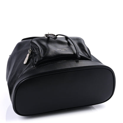 Louis Vuitton Lambskin Monogram Montsouris Vibe PM Black 3 of 8