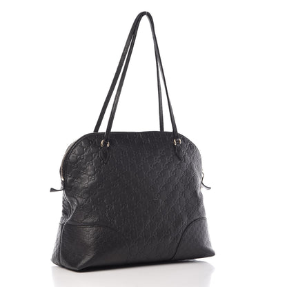 Gucci Guccissima Medium Bree Shoulder Bag Black 3 of 26