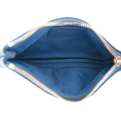 Chanel Caviar Quilted Small Pouch Blue 5 of 6