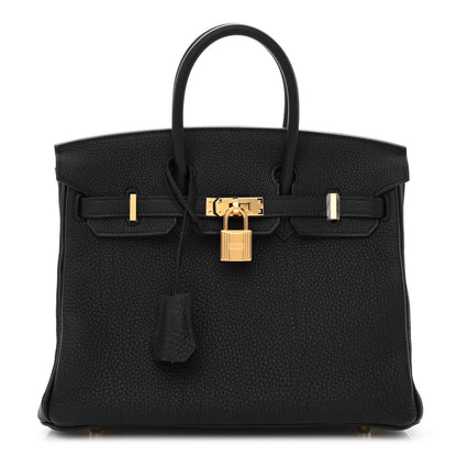 Hermes Togo Birkin 25 Black 1 of 11