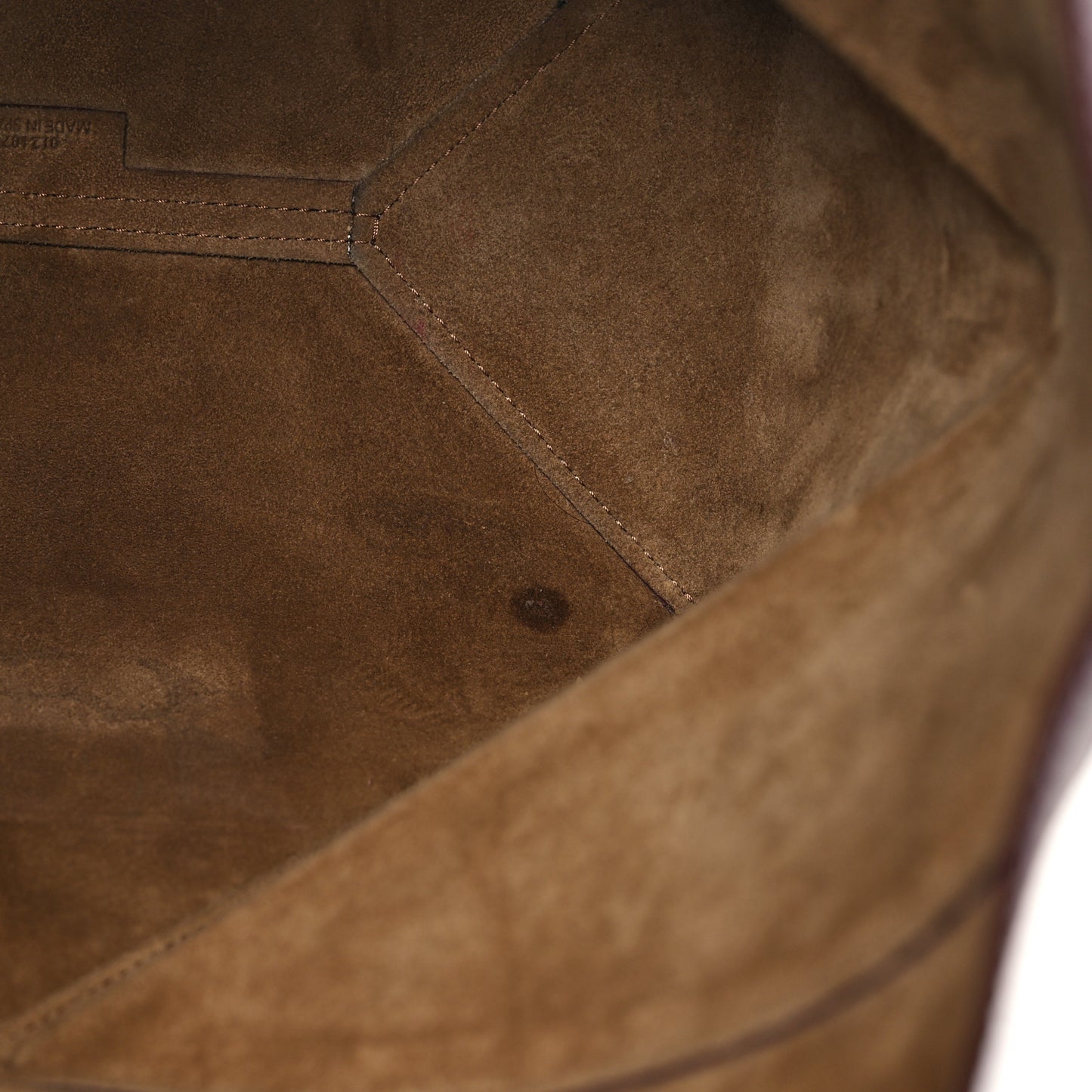 Shiny Calfskin Medium Puzzle Fold Tote Dark Burgundy