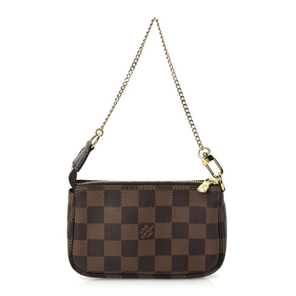 Louis Vuitton Damier Ebene Mini Pochette Accessories 1 of 8