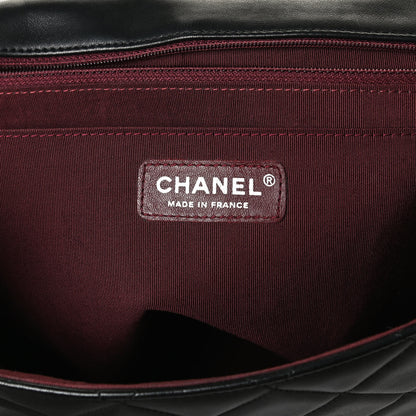 Chanel Lambskin Quilted Large Coco Rider Flap Black 5 of 9