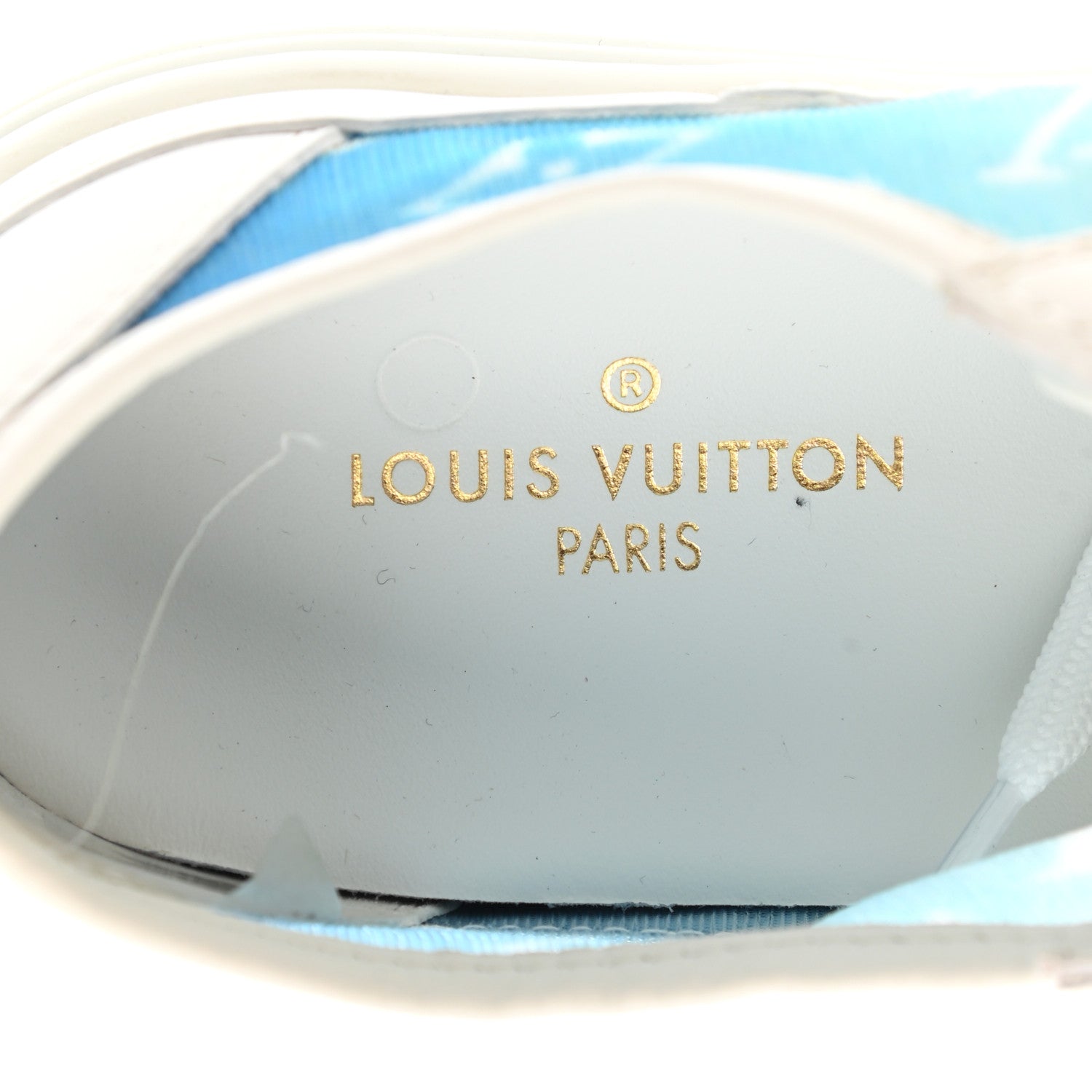 Louis Vuitton Technical Fabric Calfskin Monogram Stellar Sneakers 36 Blue 7 of 8