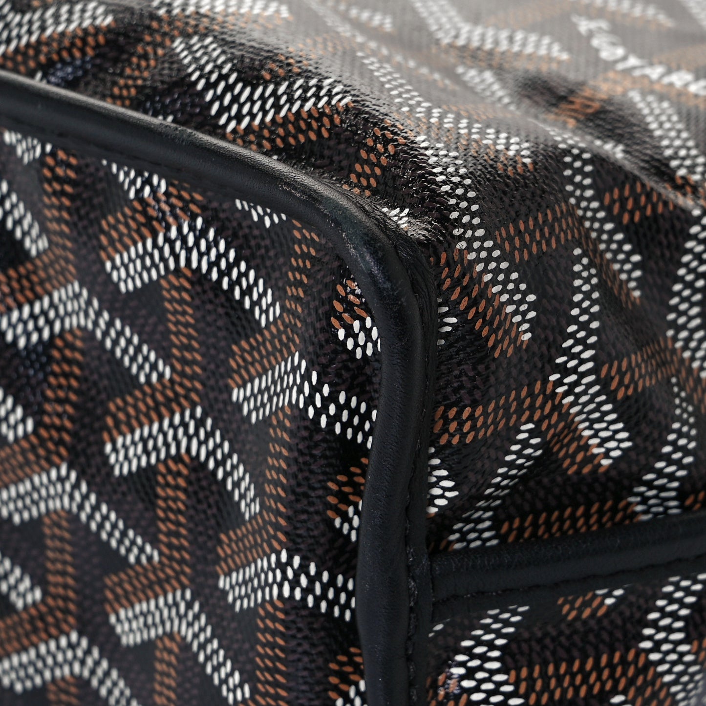 Goyardine Reversible Mini Anjou Black