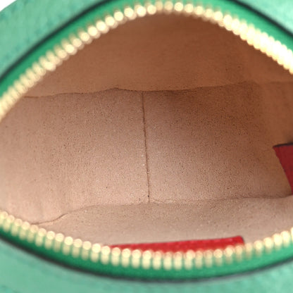 Gucci Textured Dollar Calfskin Retro Interlocking G Fruttini Strawberry Mini Bag Lobster Red Black New Acero 5 of 11