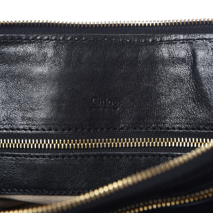 Chloe Lambskin Heloise Satchel Black 6 of 19