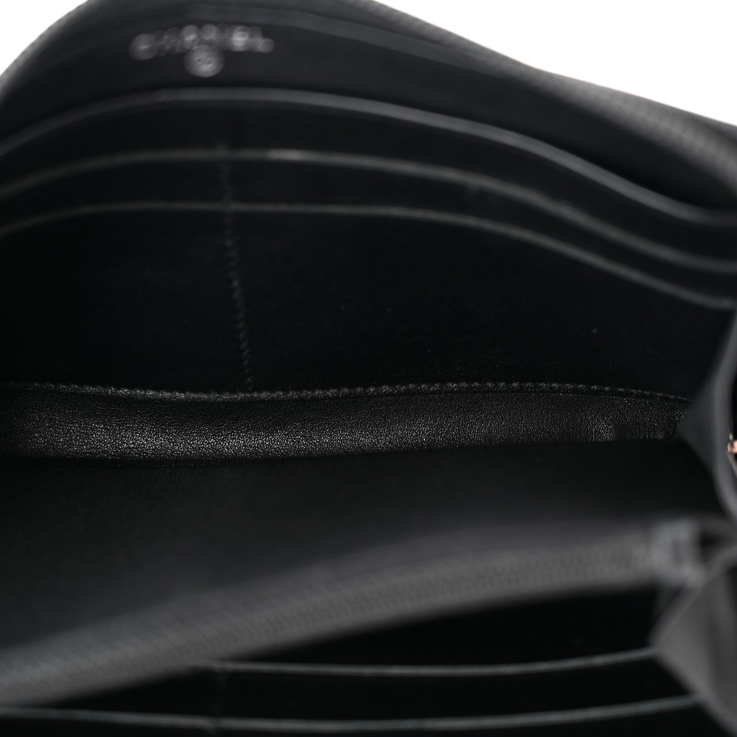 Chanel Caviar Large Timeless CC Zip Around Wallet Black 5 of 10