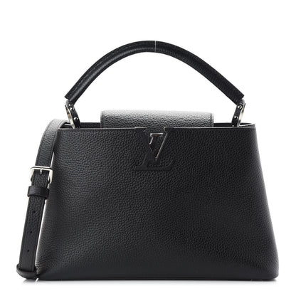 Louis Vuitton Taurillon Capucines PM Black 1 of 8