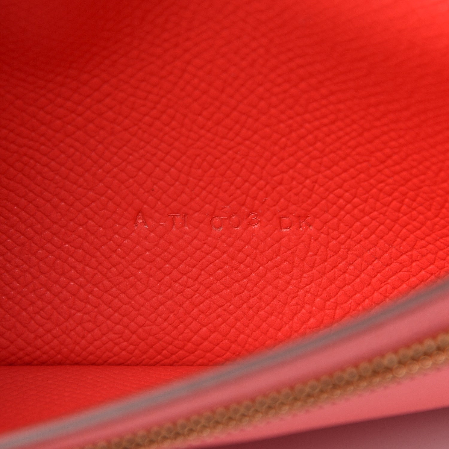 Hermes Epsom Bearn Gusset Wallet Rouge Tomate 8 of 8