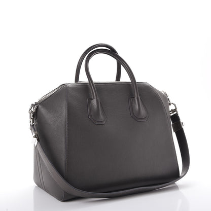 Givenchy Sugar Goatskin Medium Antigona Dark Grey 3 of 7