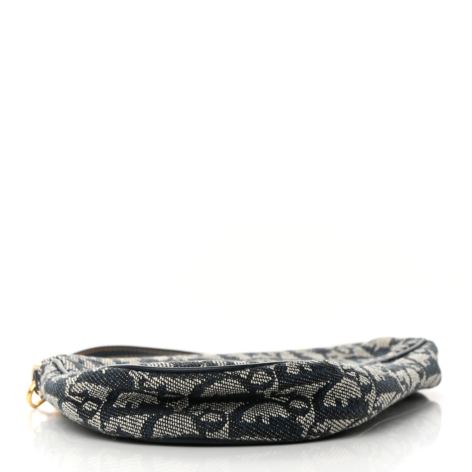 Christian Dior Monogram Mini Saddle Pochette Navy 4 of 11