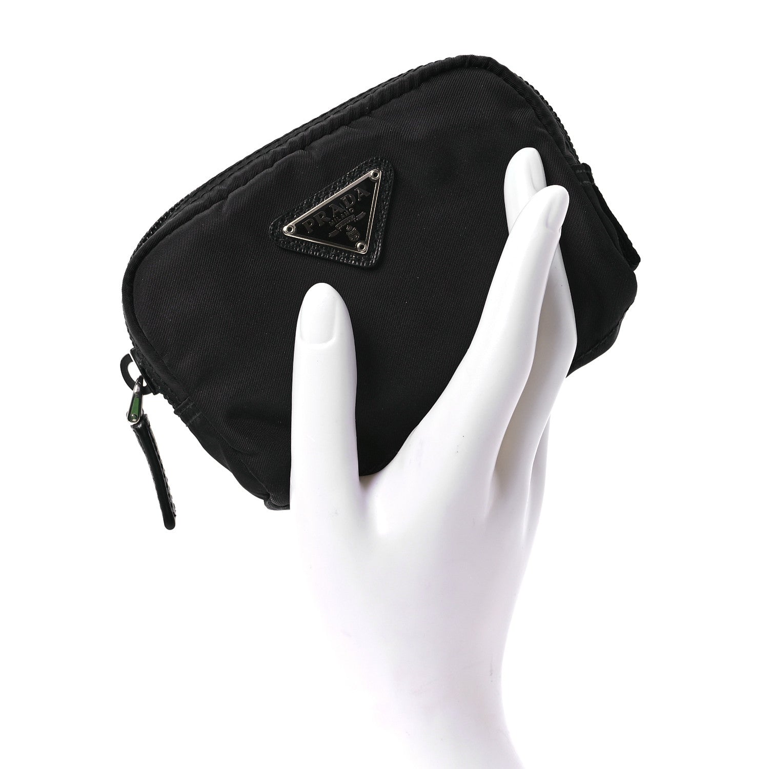 Prada Tessuto Nylon Vela Cosmetic Pouch Black 2 of 8