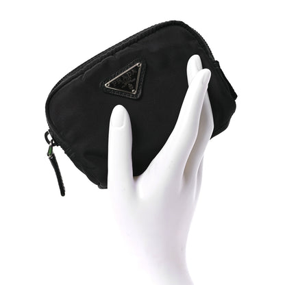 Prada Tessuto Nylon Vela Cosmetic Pouch Black 2 of 8