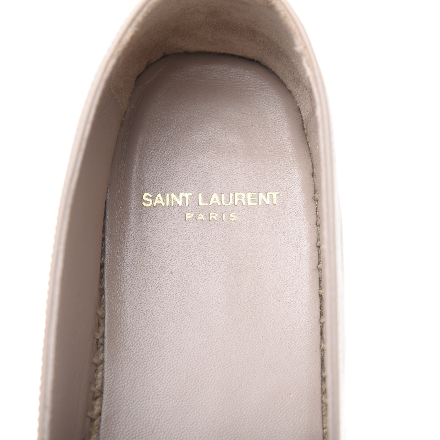 Saint Laurent Nappa Monogram Espadrilles 39 Rose Poudre 6 of 9