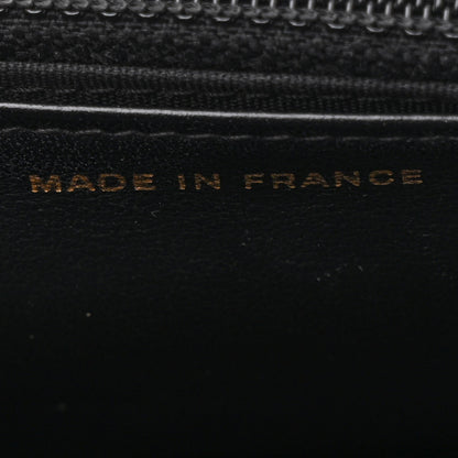 Chanel Caviar Chevron Quilted Boy Wallet On Chain WOC Black 7 of 7