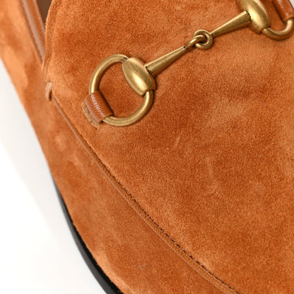 Gucci Suede Cachemire Malaga Kid Womens Jordaan Loafers 38 Blondie Cognac 11 of 12