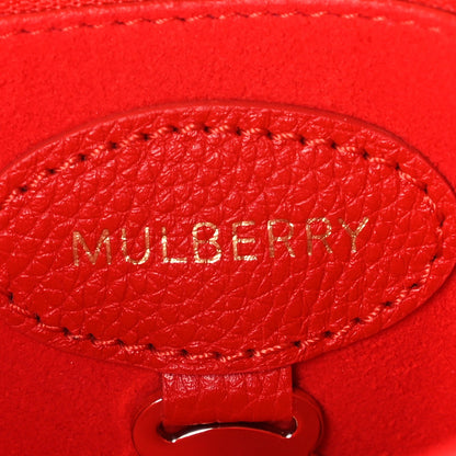 Mulberry Glossy Goatskin Small Lily Flap Red 5 of 8
