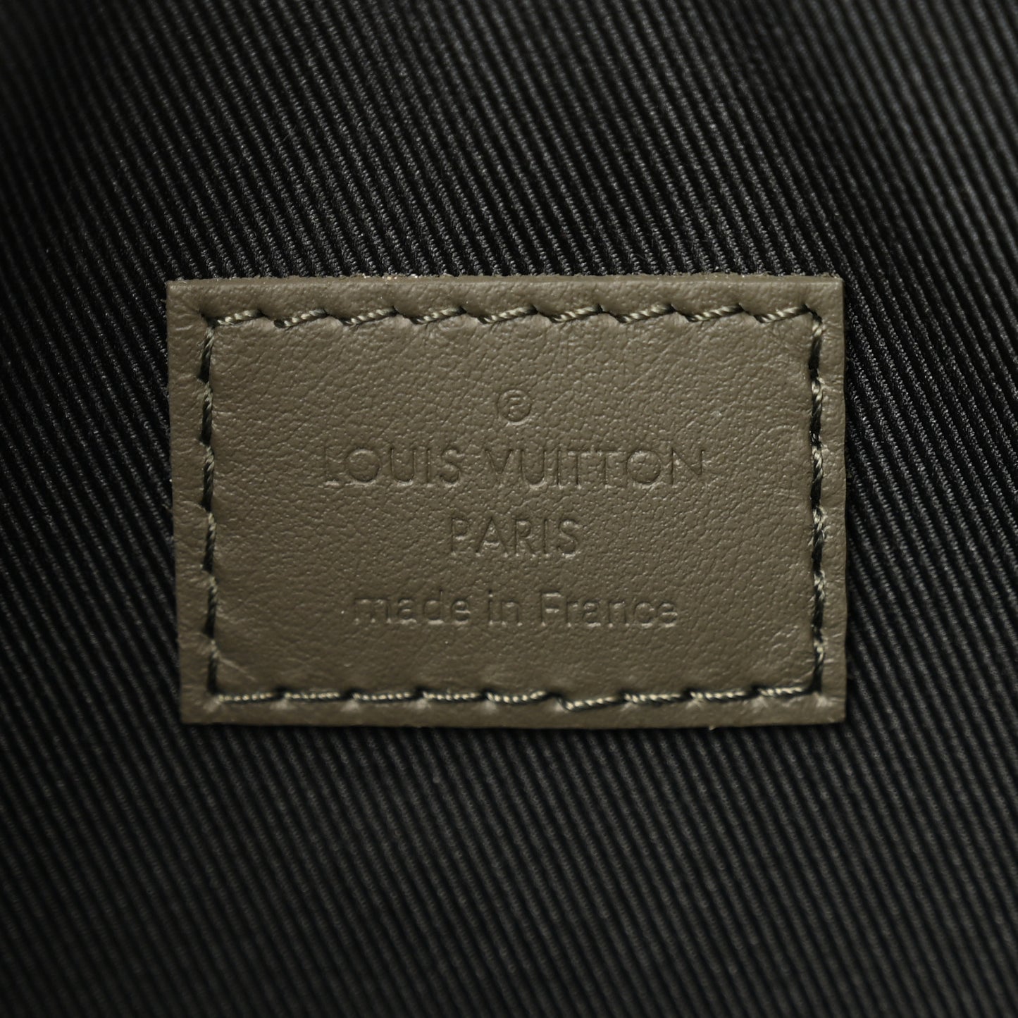 Calfskin Aerogram Takeoff Pouch Khaki