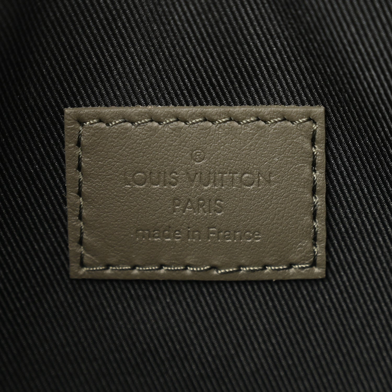 Louis Vuitton Calfskin Aerogram Takeoff Pouch Khaki 6 of 7