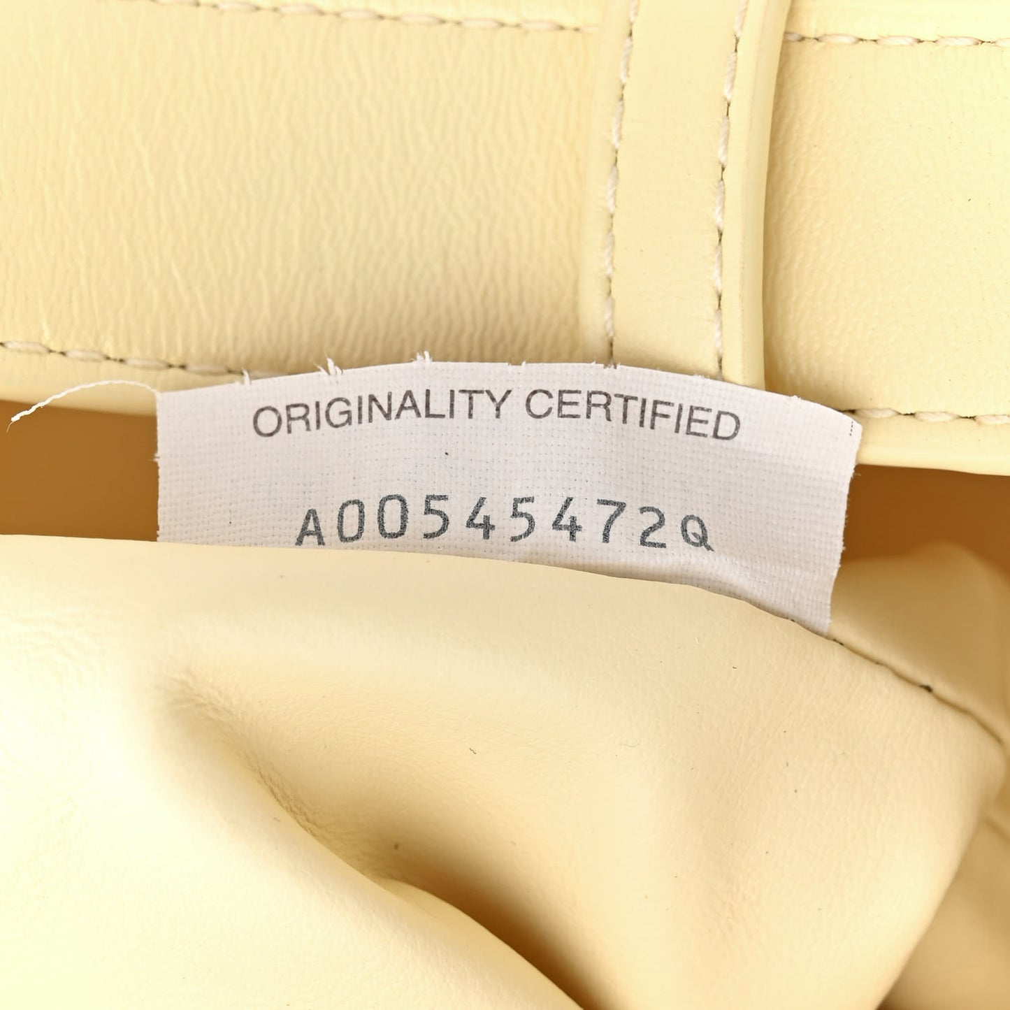 Nappa Intrecciato Mini Wallace Camomile