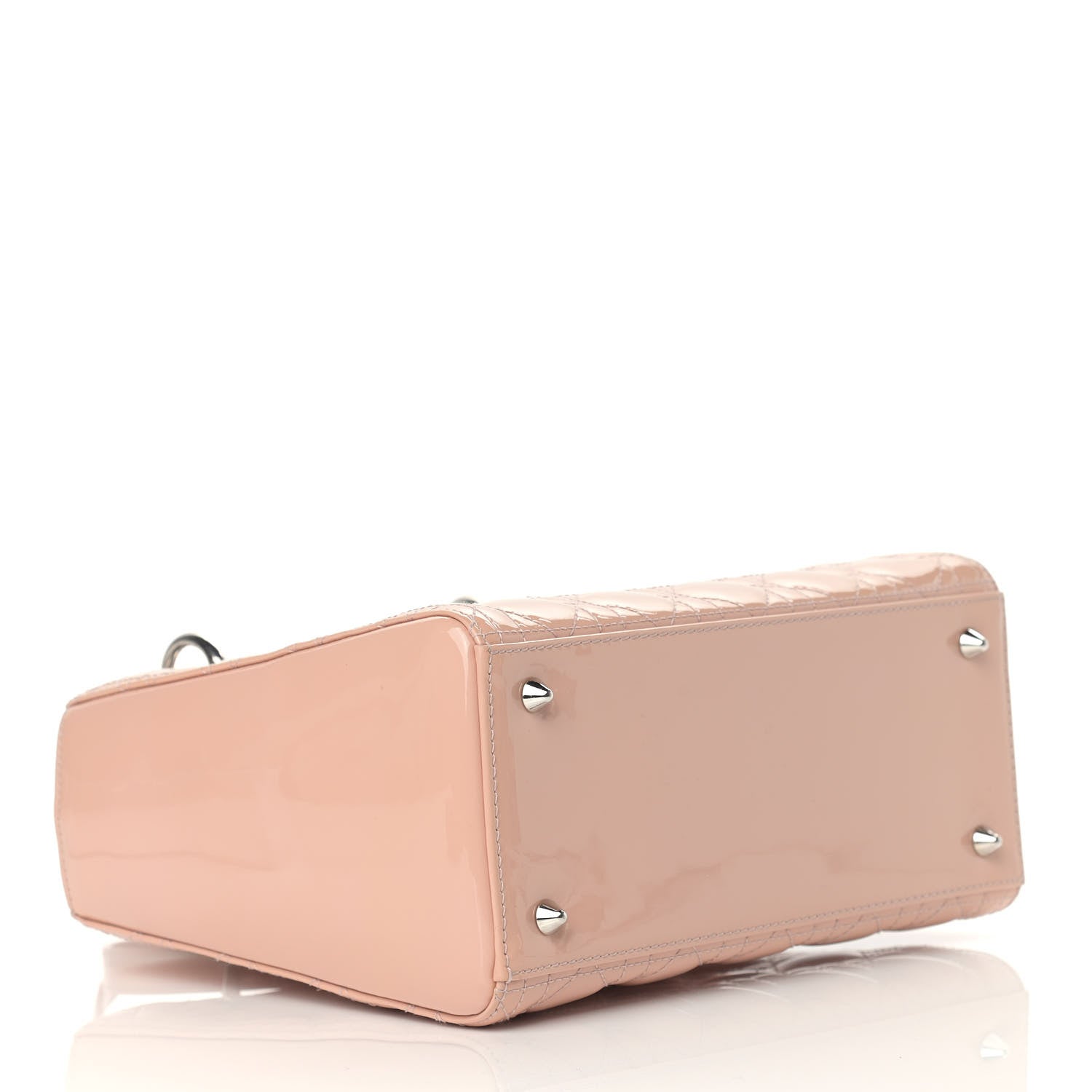 Christian Dior Patent Cannage Medium Lady Dior Light Pink 4 of 11