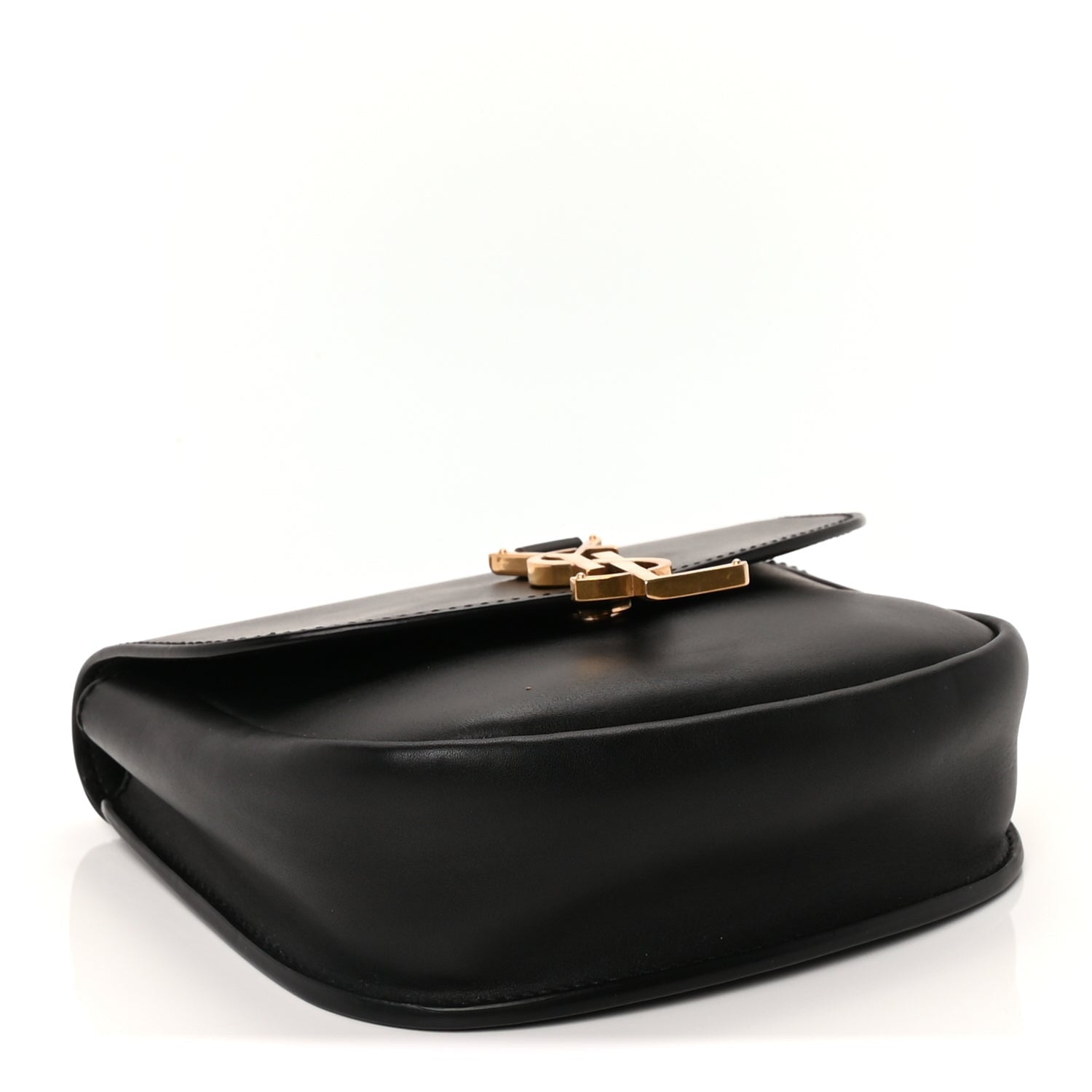 Saint Laurent Smooth Calfskin Classic Monogram Small Kaia Satchel Black 3 of 8