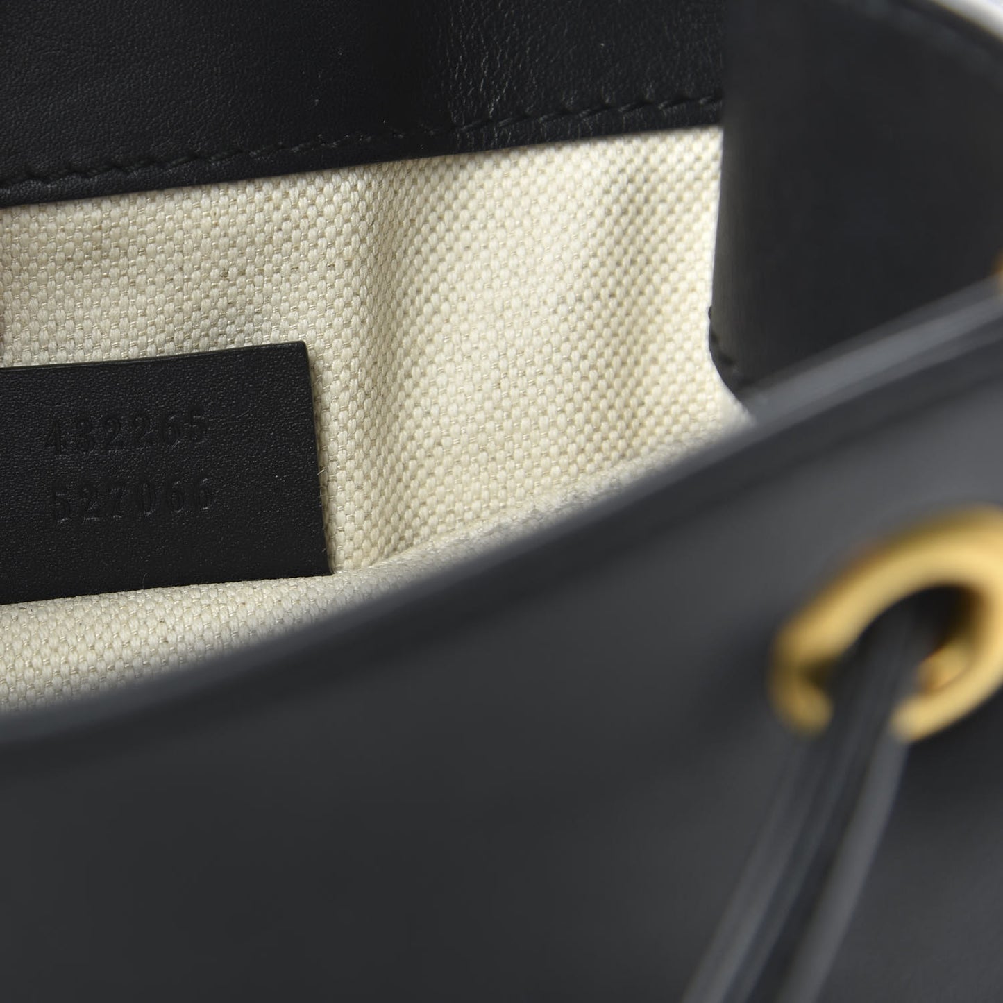 Calfskin Web GG Marmont Flap Chain Backpack Black