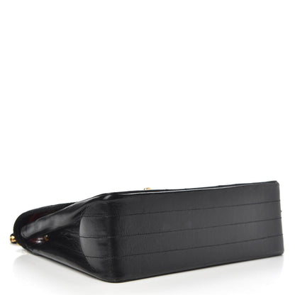 Chanel Lambskin Chevron Quilted Medium Single Flap Black 4 of 11