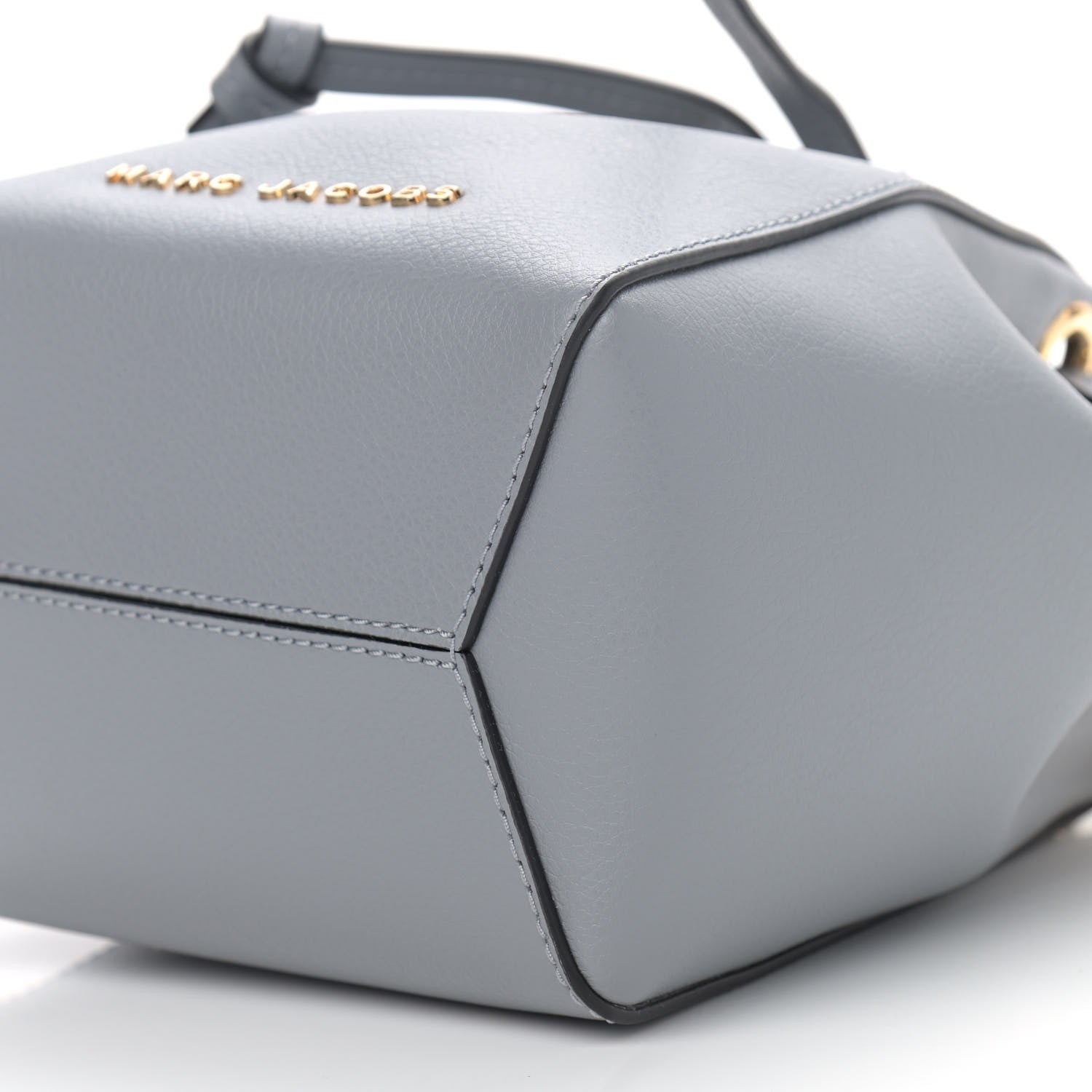 Marc Jacobs Grained Calfskin That Bucket Bag Grey 10 of 10