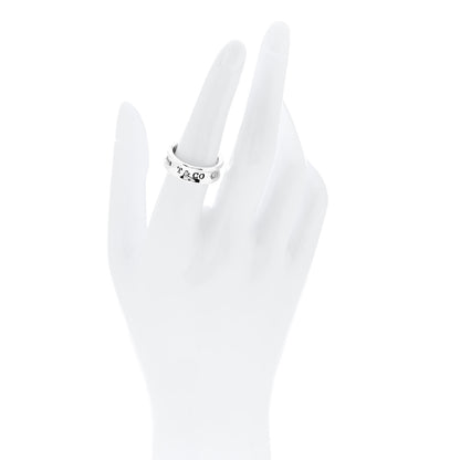 Tiffany Sterling Silver 1837 Band Ring 54 7 2 of 5