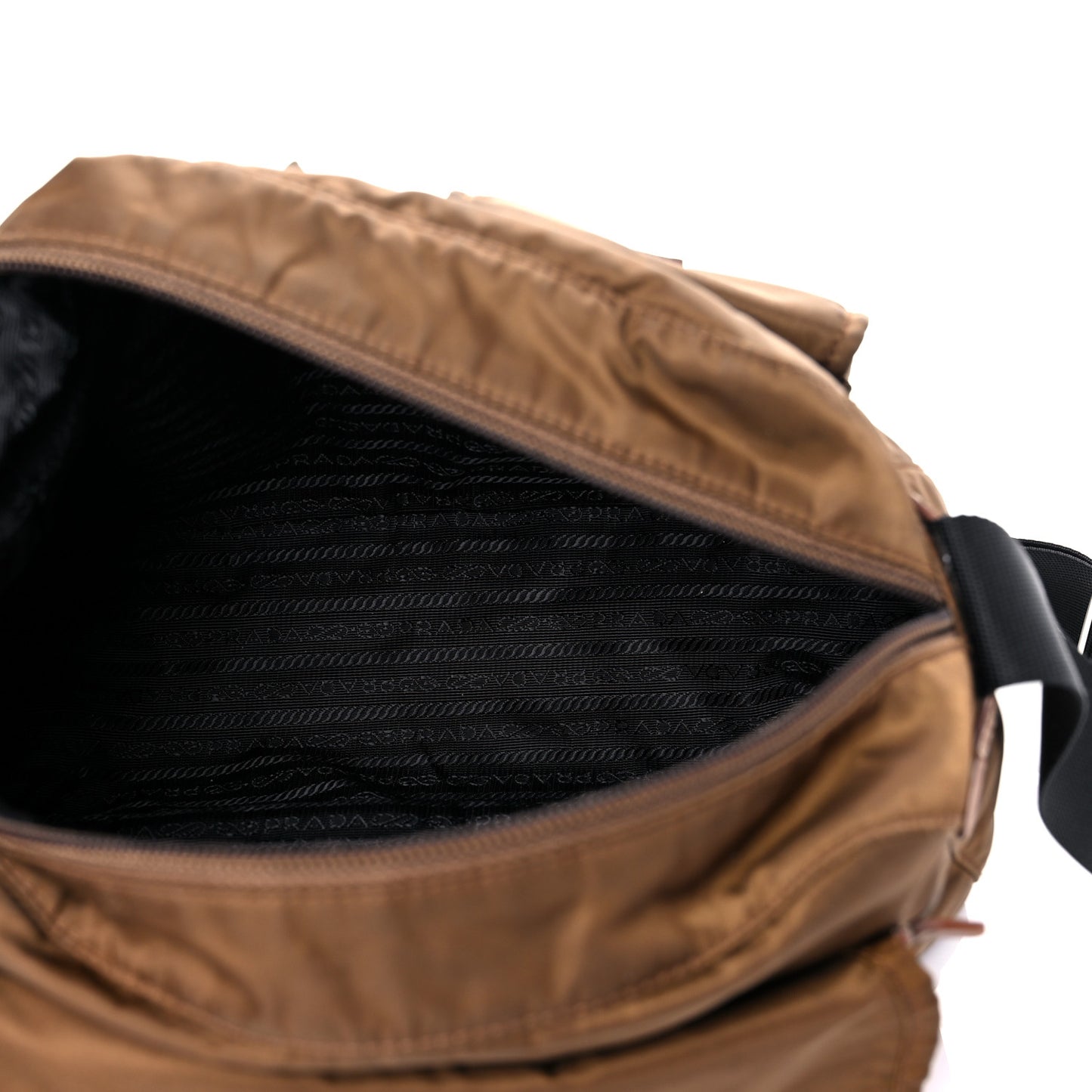 Tessuto Nylon Messenger Bag Bruciato