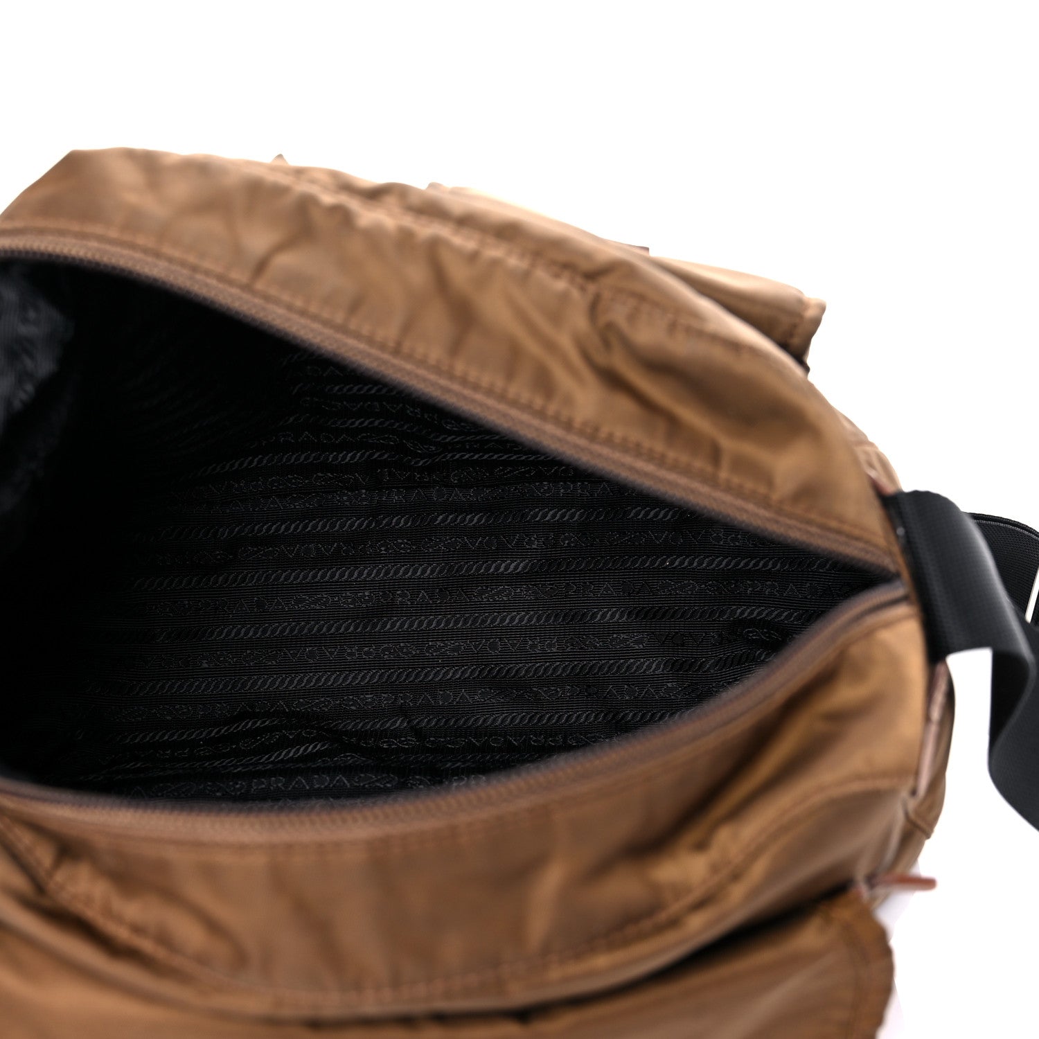 Prada Tessuto Nylon Messenger Bag Bruciato 5 of 15